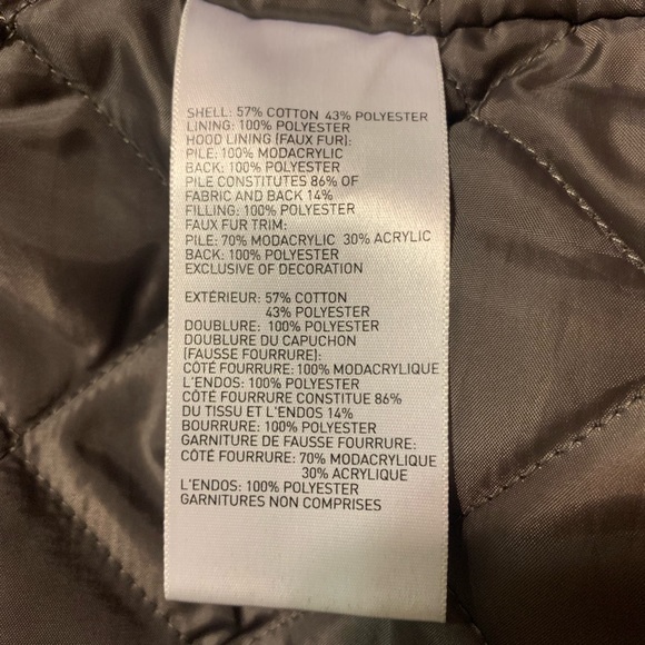 Laundry by Shelli Segal Parka Jacket w/Removable Faux Fur Hood Sz XS Like New - Picture 9 of 10